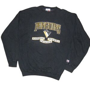 Vintage Pittsburgh Penguins NHL Logo Athletic Embroidered Sweatshirt Men's Size